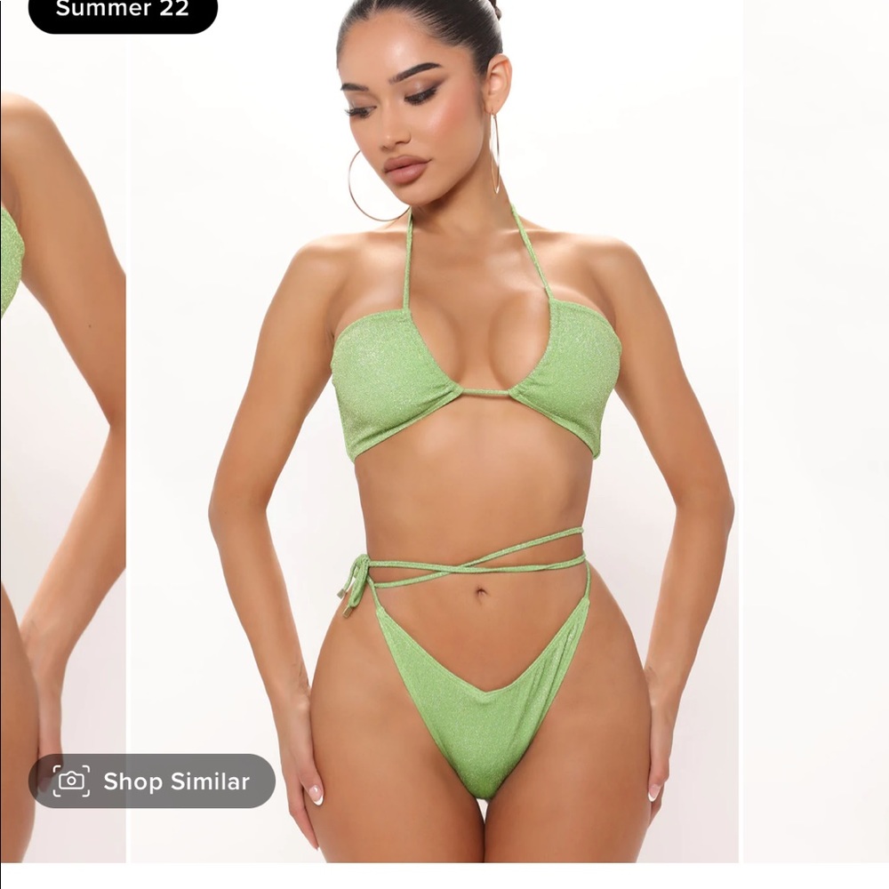 Green bikini